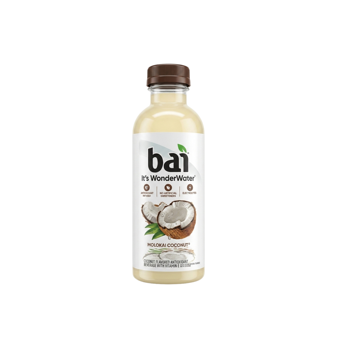 Bai - It’s WonderWater – Molokai Coconut – Boisson Antioxydante – 530 ml