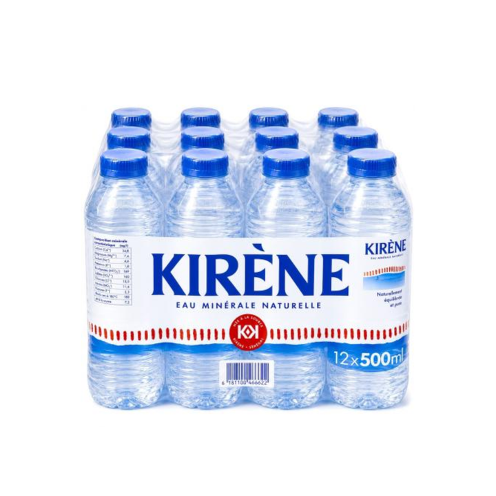 Kirène - Bouteille d'eau minérale naturelle - 0,5 L