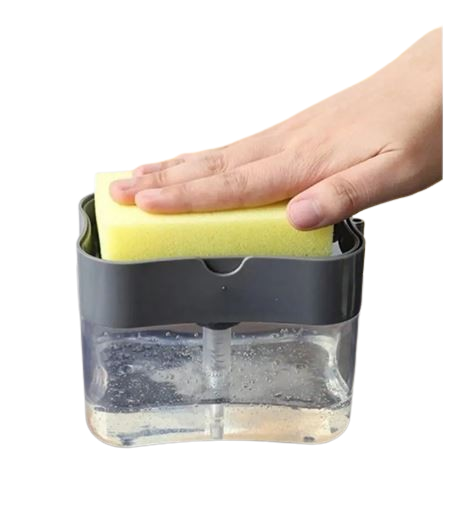 Distributeur liquide vaisselle avec brosse grattoir – Automatique et pratique Dialy - Dakar 