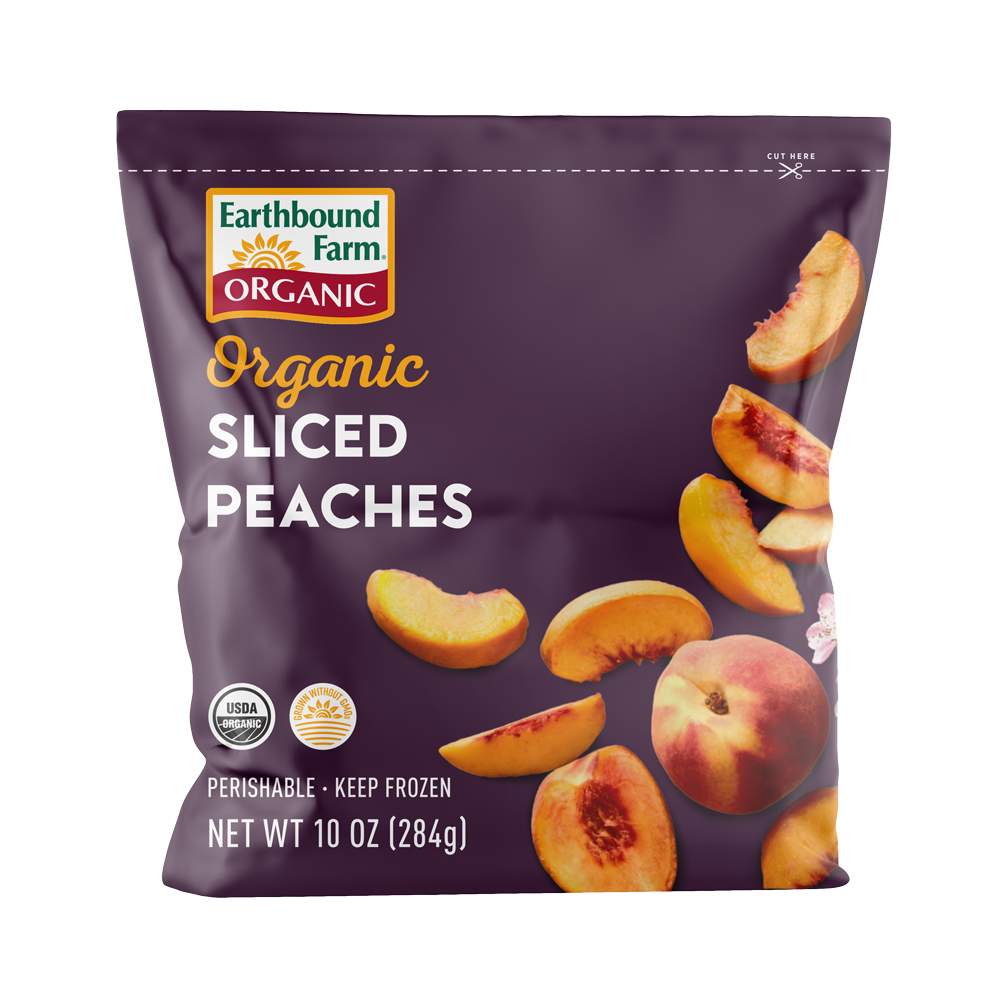 ORGANIC-Pêches biologiques congelées-284G