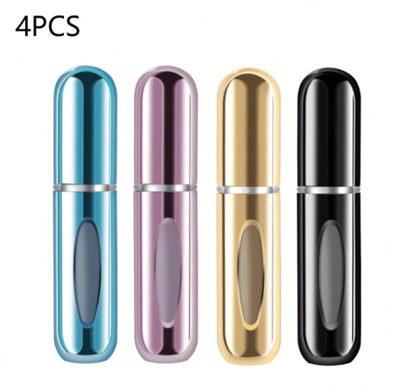 Ensemble 4 petites bouteilles recharge parfum Dakar Dialy