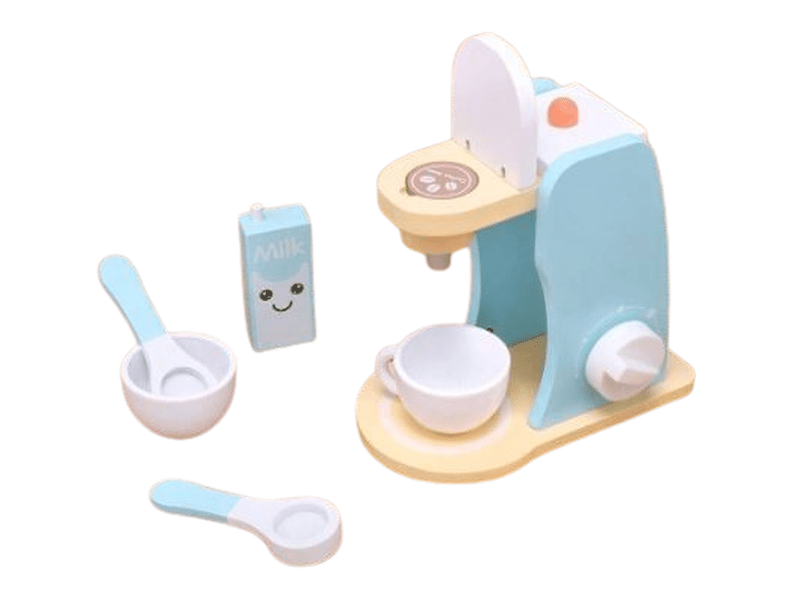 Ensemble Jouet Cafetière en Bois – Jeu Imitation Cuisine pour Enfants Dialy - Dakar 