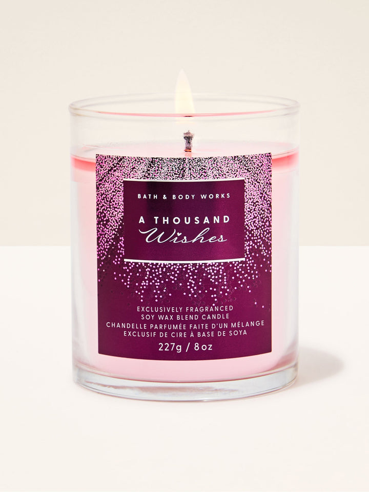 Bath & Body Works – Bougie Parfumée – A Thousand Wishes – 227 g