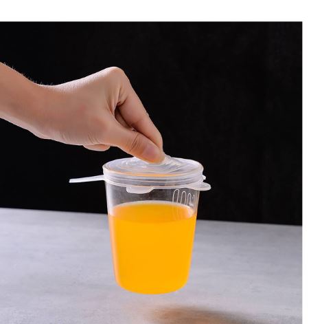 6 Couvercles Extensibles En Silicone Réutilisables Et Durables