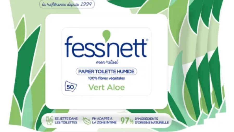 FESS'NETT - Papier Toilette Humide Aloe Vera – x50 Lingettes Dialy - Dakar