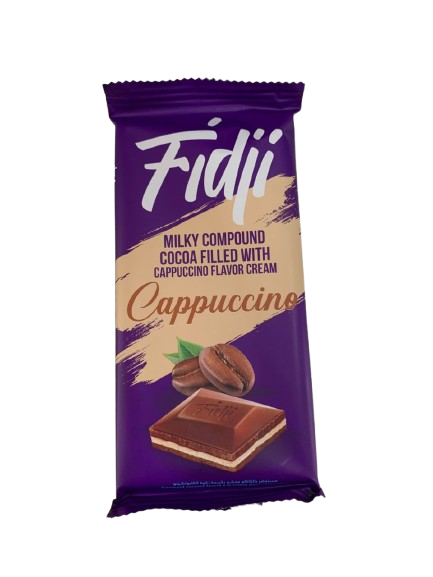 FIDJI – Chocolat Fourré Cappuccino - 90g Dialy - Dakar 