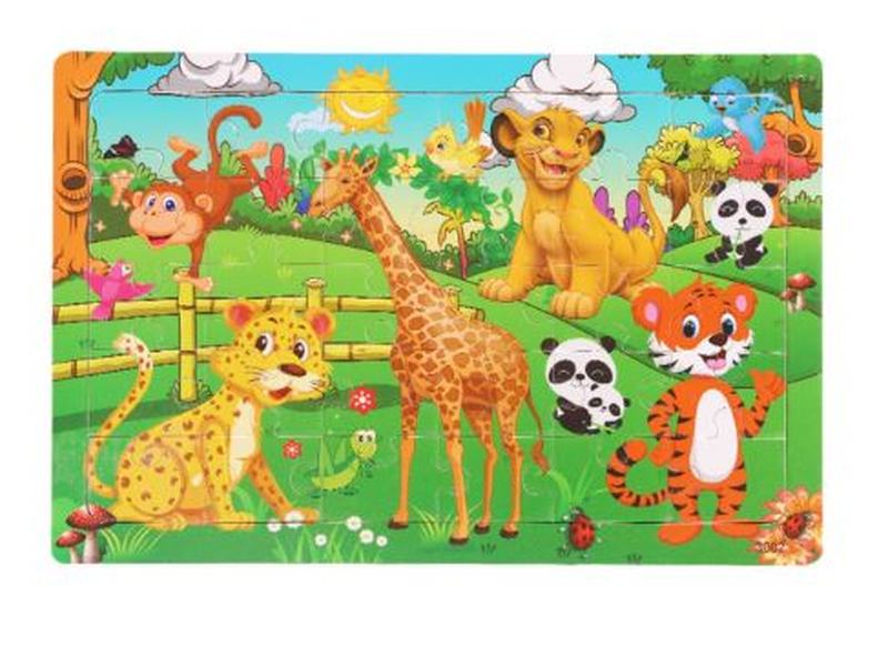 pièces puzzle en bois, Dinosaure + Monde des animaux + Monde sous-marin, Puzzles