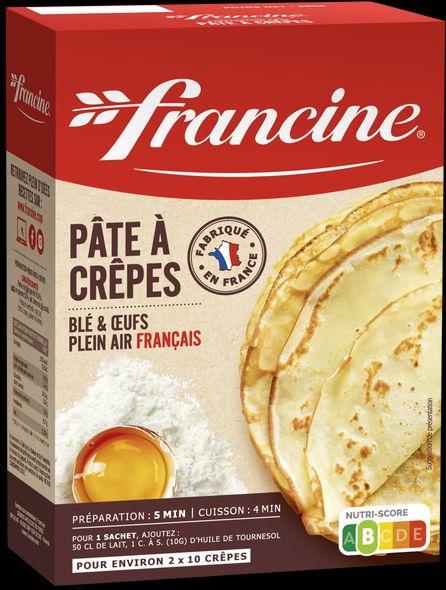 FRANCINE - Préparation pâte à crêpes en 5 min - 380g  Dakar Dialy