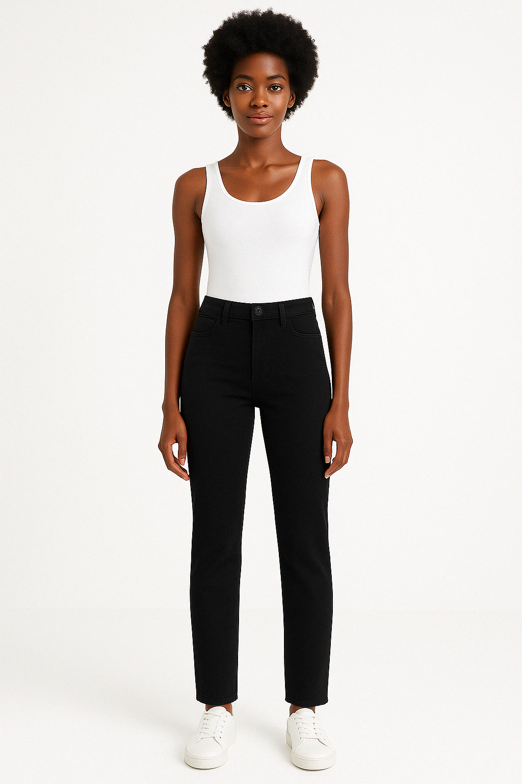 G-SMACK - Jean slim femme push up couleur noire - Taille 40 (L) Dakar Dialy