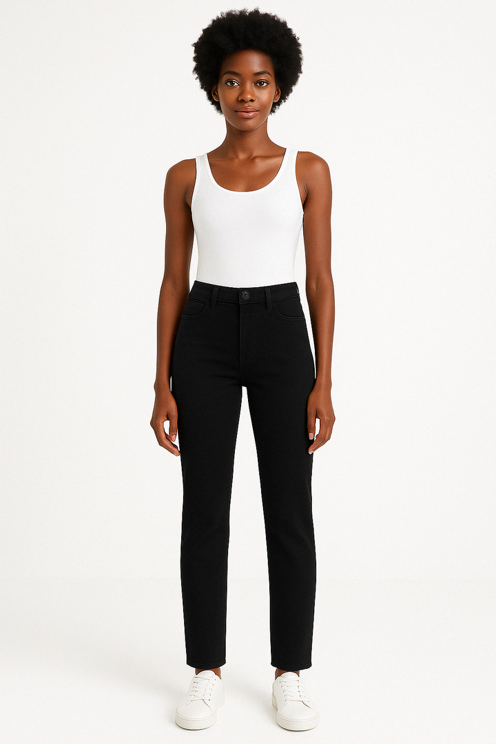 G-SMACK - Jean slim femme push up couleur noire - Taille 40 (L) Dakar Dialy