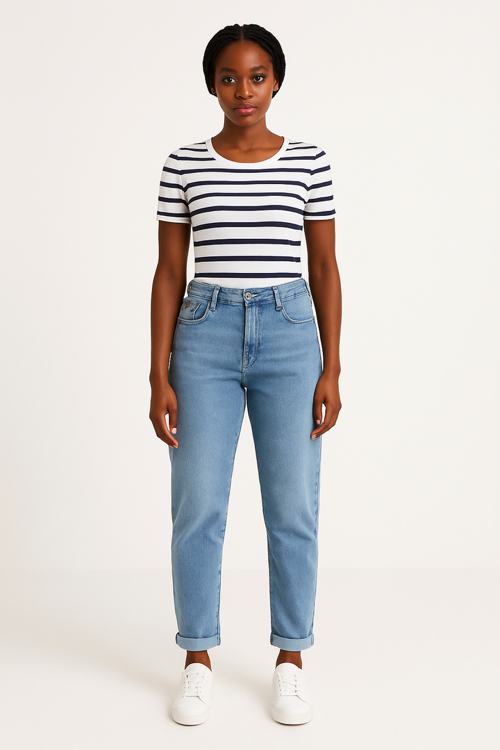 G-SMACK - Jeans bleu clair mom fit - Taille 40 (L) Dakar Dialy