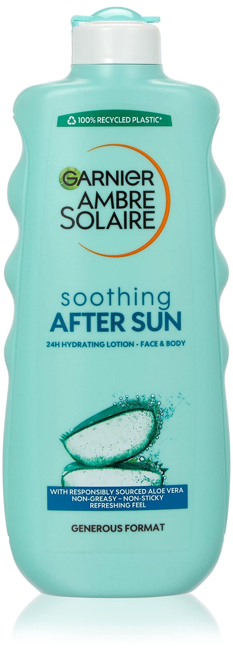 Garnier Ambre Solaire Lotion Après-Soleil à l'Aloe Vera – 200 ml. Disponible à Dakar sur Dialy.sn