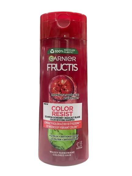 Garnier Fructis Color Resist – Shampooing Bouclier de Couleur, 250 ml. Disponible à Dakar sur Dialy.sn