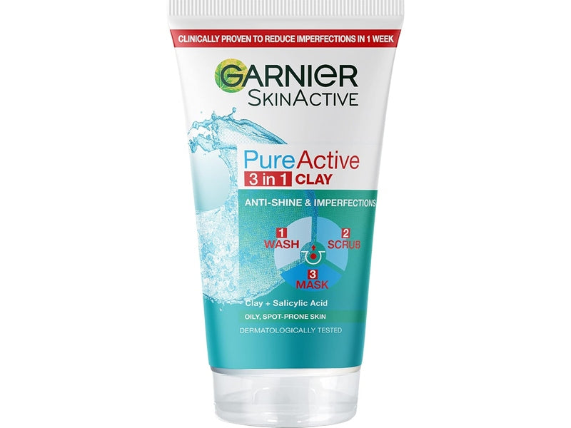 Nettoyant anti-imperfections et brillance Garnier Pure Active, 150 ml. Disponible en 60 min à Dakar sur Dialy.







