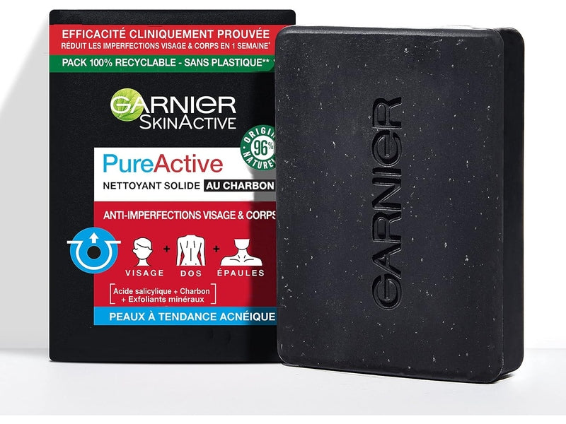 Garnier SkinActive Nettoyant Visage Pure Active au Charbon de Bois, 100g. Disponible en 60 min à Dakar sur Dialy.







