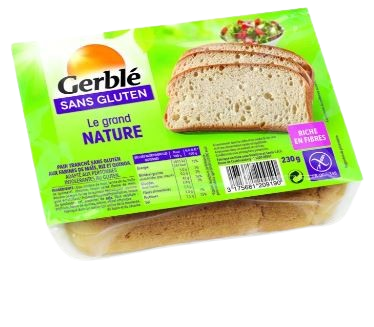 Pain nature sans gluten  230g - GERBLE