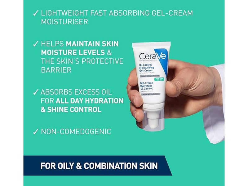 Gel-Crème Hydratant Oil Control Visage peaux mixtes a grasses dakar dialy.sn