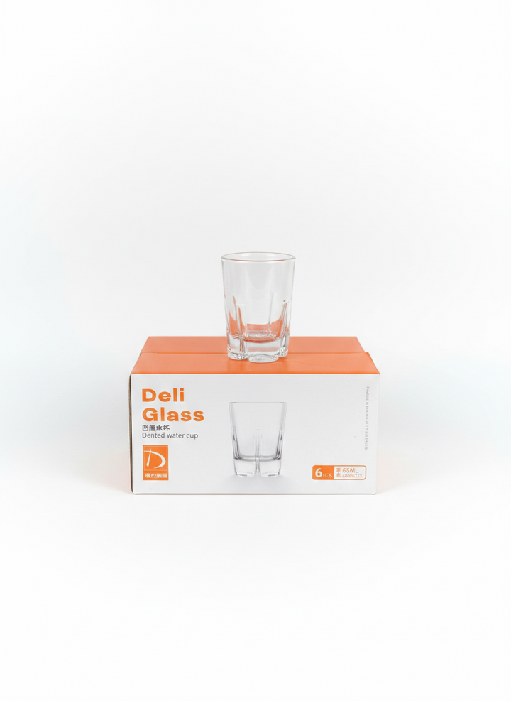 Deli Glass – Verres à Thé – Carton de 6 pièces (65 ml)