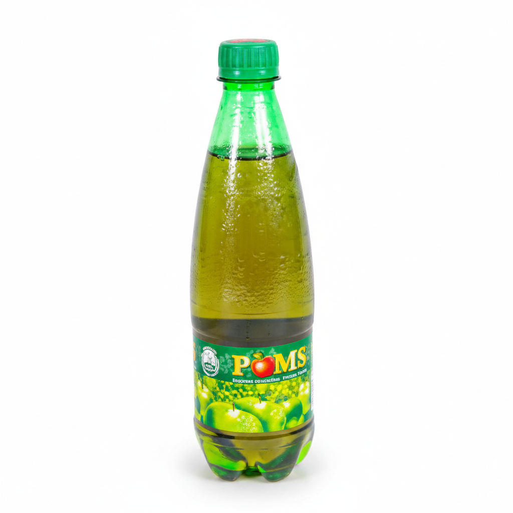 POMS - Boisson pétillante saveur pomme - 1L