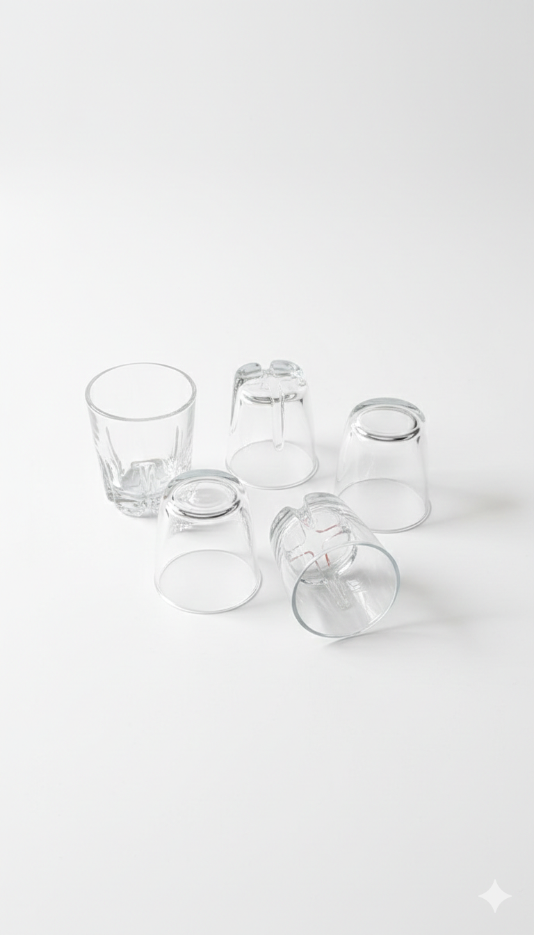 Deli Glass – Verres à Thé – Carton de 6 pièces (65 ml)