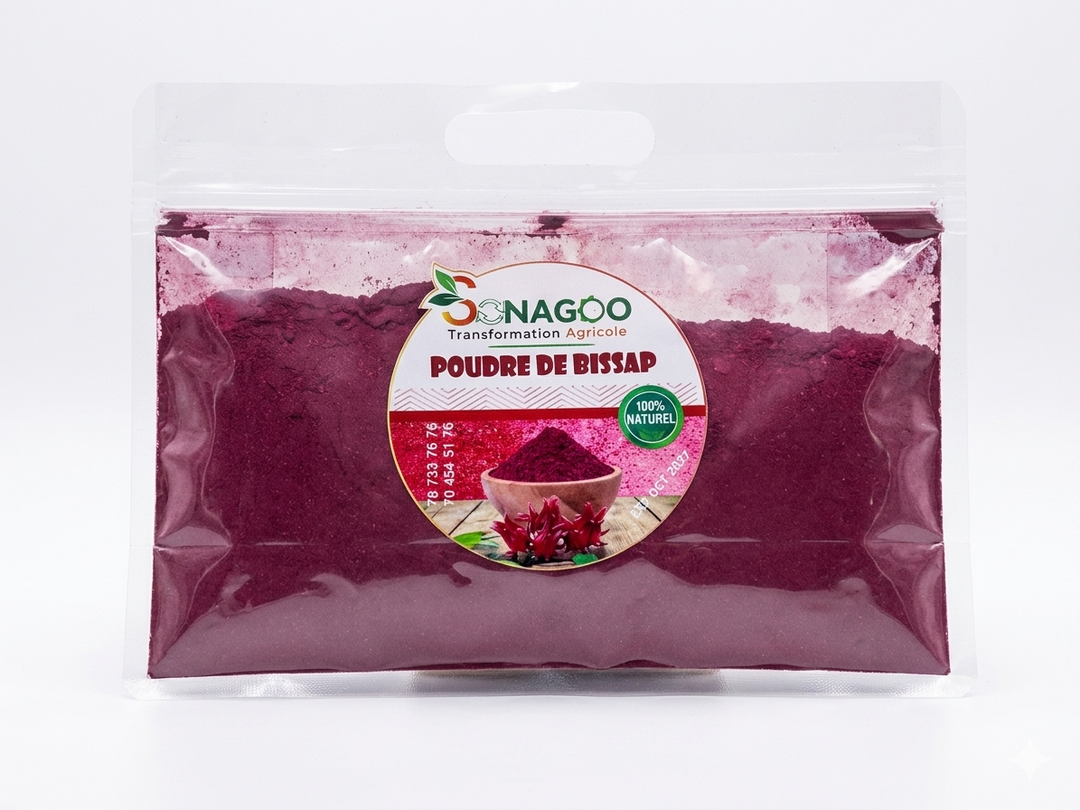 SONAGOO – Poudre de Bissap Rouge - 500 g