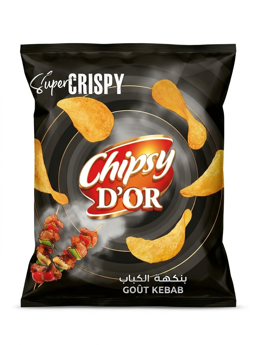 CHIPSY D’OR – Chips Goût Kebab - 12 g