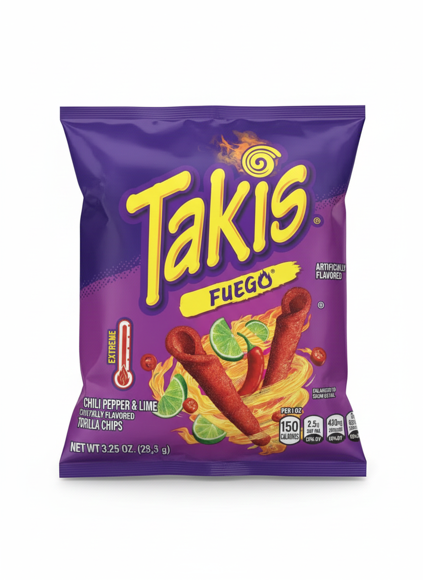 Takis Fuego-Chips de tortillas pimentées-93G