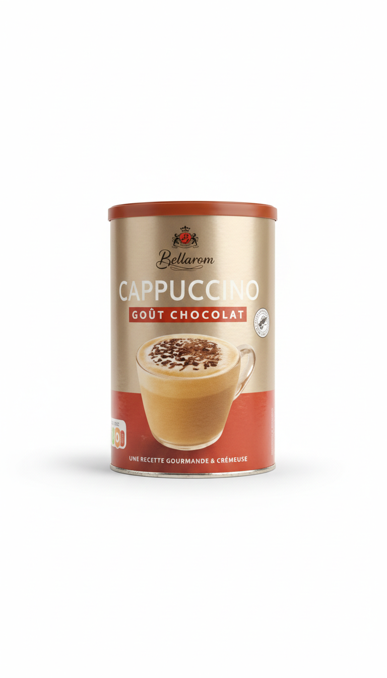 BELLAROM - Cappuccino - Goût Chocolat - 250G