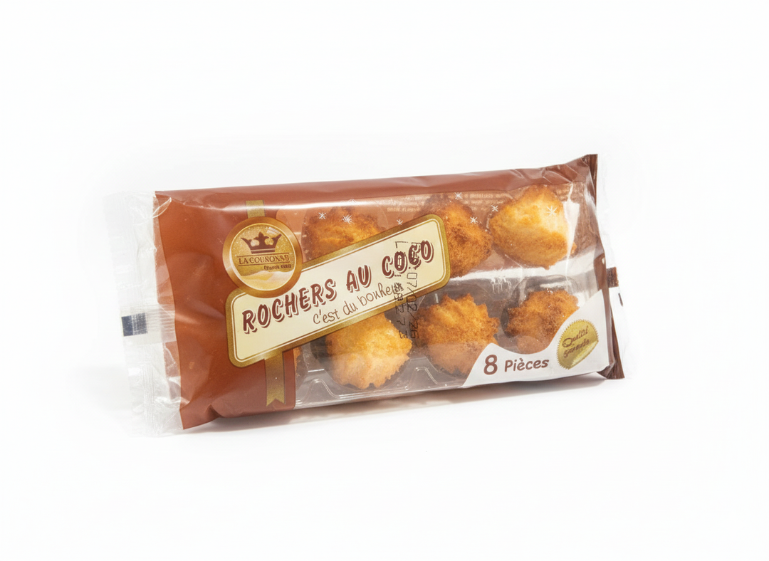 Rochers au Coco Authentiques – Le Plaisir Fondant (Sachet de 8 pièces)