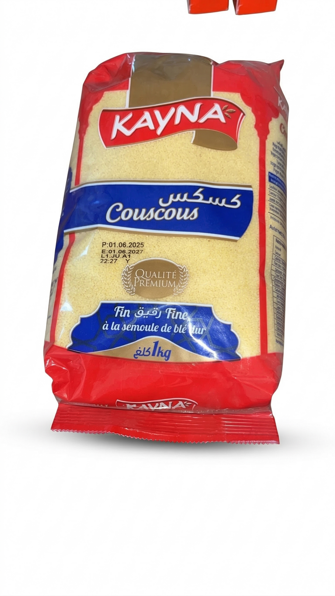 KAYNA - Couscous Fine à la semoule de blé dur - 1 kg