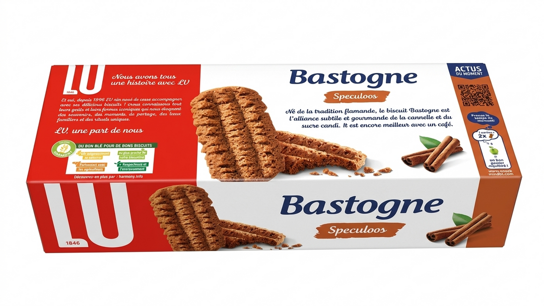 LU - Biscuits céréaliers au Speculoos Bastogne - 260g