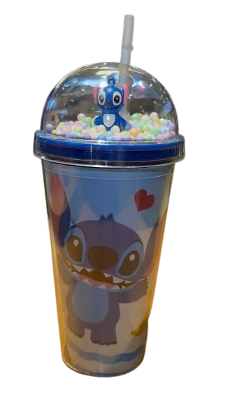 Gourde Disney Stitch & Angel avec paille de dôme disponible sur Dialy en 60min à Dakar