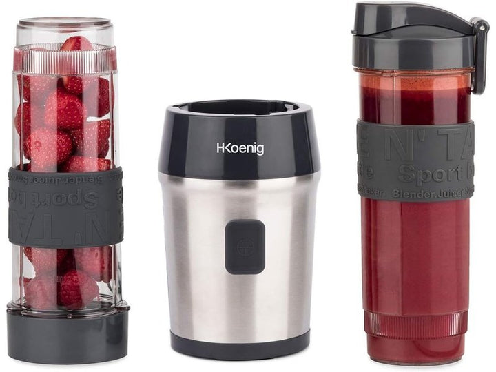 H.KOENIG - Blender Smoothie Portable – 300W avec 2 Bouteilles - 570ML Dialy - Dakar 