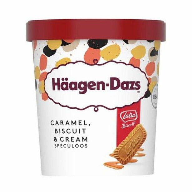 HAAGEN-DAZS - Glace Caramel Biscuit Cream – 400g Dialy - Dakar
