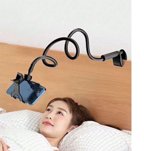 Support téléphone et tablette en aluminium, inclinable et rotatif – Pour bureau et diffusion en direct