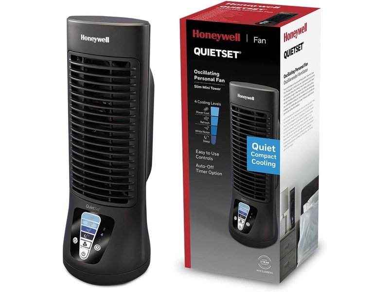 HONEYWELL – Ventilateur de Table QuietSet Oscillant – Silencieux et Compact (HTF210BE) Dialy - Dakar 