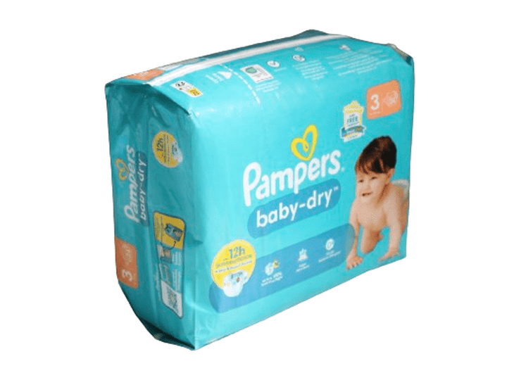 PAMPERS - Baby Dry taille 3, 6-10 kg - 24 Couches