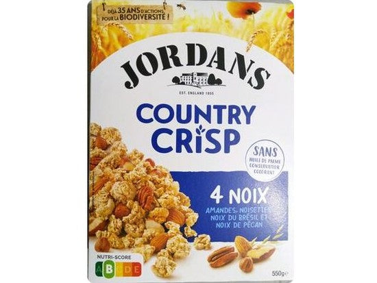 JORDANS - Céréales Country Crisp 4 Noix - 550g Dialy - Dakar 