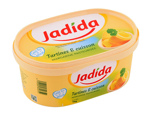 Margarine Jadida 1kg, parfaite pour cuisiner, disponible à Dakar en 60 minutes sur Dialy.sn