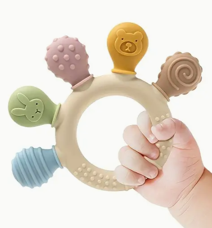Jouets de Dentition Silicone – Doux & Mignons, Fille ou Garçon Dialy - Dakar
