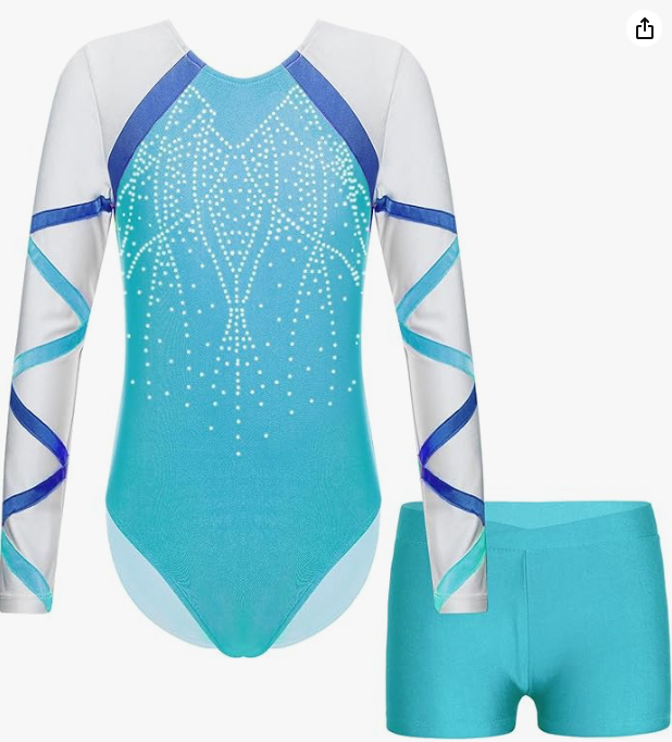 Justaucorps de danse classique pour fille + legging court - Tenue de Gymnastique Dakar Dialy