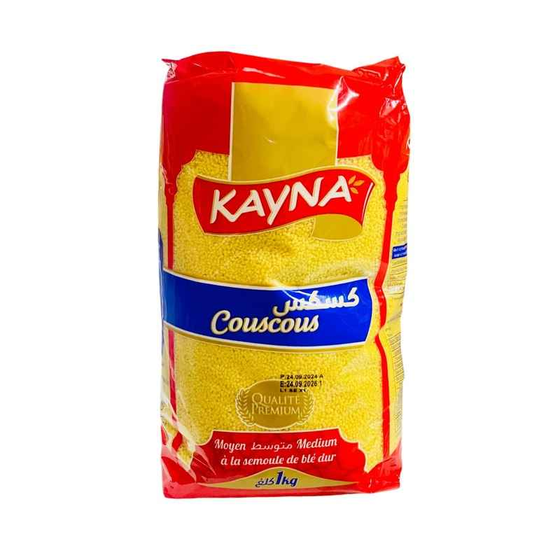 KAYNA - Couscous Moyen - Semoule de Blé Dur - 1 kg