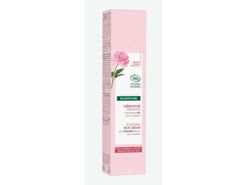 KLORANE - Crème Riche Apaisante pour peaux sèches et sensibles - 40 ml