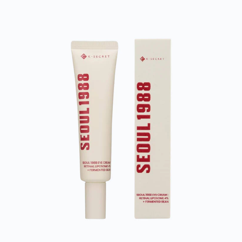 Crème contour des yeux KSECRET Seoul 1988 au rétinal 4 % et extrait de haricot fermenté, disponible sur Dialy à Dakar en 60 min.