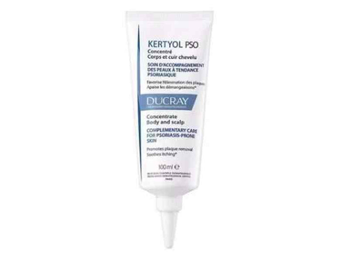 DUCRAY -  Kertyol Soin d'accompagnement des peaux à tendance psoriasiques, Corps et Cuir Chevelu - 100 ml