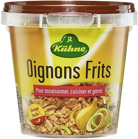 KÜHNE – Oignons Frits pour assaisonner, cuisiner et garnir – 100g
 Dakar Dialy