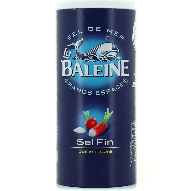 LA BALEINE - Sel de mer iodé boîte - 600GDialy - Dakar