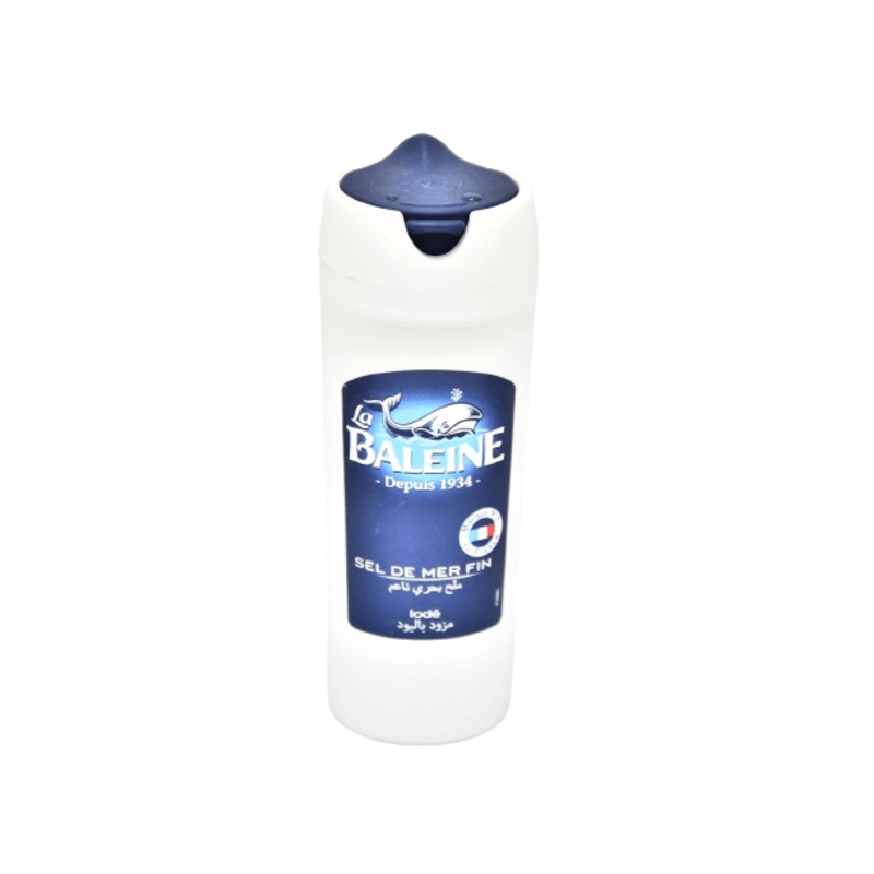 LA BALEINE - Sel de mer iodé fin salière - 125G Dialy - Dakar 