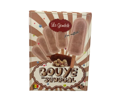 LA GONDOLE - Boîte de 5 sucettes glacées saveur bouye  Dialy - Dakar 