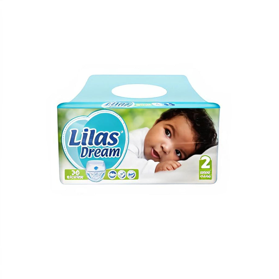 LILAS DREAM - Couches bébé taille 2 mini  (3-5kg) - Lot de 36 couches DAKAR DIALY